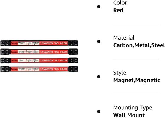 18 pouces de barres d'outils magnétiques A3 Ferrite Matériau magnétique pour le stockage de garage organisé