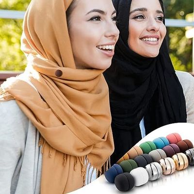 Entrepôt de mode Magnet fort épingles de hijab pour femmes écharpe multicolore épingles magnétiques