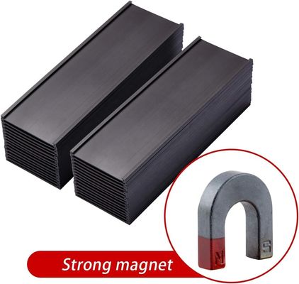 Détecteurs d'étiquettes à profilé magnétique en C pour rayonnages et étagères métalliques