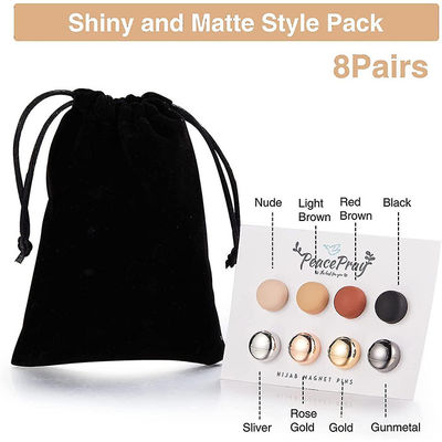 Magnetes Hijab neutres ronds avec force d'attraction Tenant 50 pièces A4 Alloy NdFeB Magnet