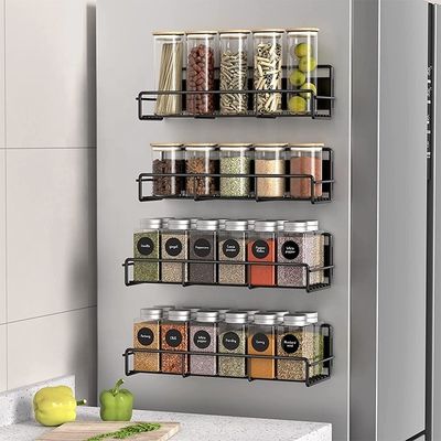 Organiseur magnétique de réfrigérateur Gardez vos épices en place avec de l'acier au carbone durable