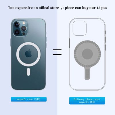 Étui téléphonique aimant magnétique fort pour la charge sans fil Taille d'aimant personnalisée Néodyme