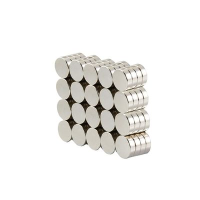 N45 aimant en néodyme rond avec revêtement en zinc et certification ISO9001 2004
