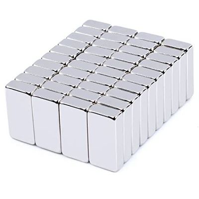 Magnéte de néodyme à bloc fort personnalisé de 20 mm x 10 mm x 2 mm avec tolérance ± 1%