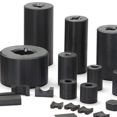 Magnés industriels Y35 Barre magnétique en ferrite céramique arc de disque à bloc d'anneau sans revêtement