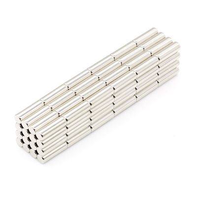 Magnet cylindrique magnétisé diamétralement avec revêtement NiCuNi ou Zn et tolérance ± 1%
