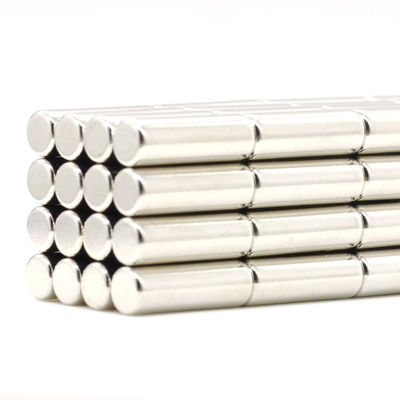 Magnet cylindrique magnétisé diamétralement avec revêtement NiCuNi ou Zn et tolérance ± 1%