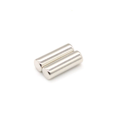 Magnet cylindrique magnétisé diamétralement avec revêtement NiCuNi ou Zn et tolérance ± 1%
