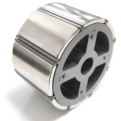 Générateur d'éoliennes N42UH Magnéte moteur à segment arc néodymium avec revêtement nickel