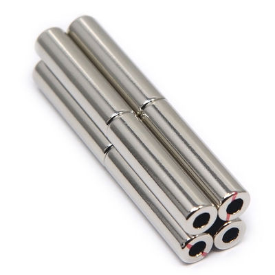 Service de coupe Personnalisé Permanent Axial Diametrallement Magnétisé N52 Neodymium Magnet Cylindre creux