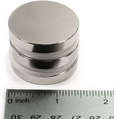38.1x6.35 mm aimant N52 super fort avec tolérance de précision /-0.05 mm et nickel plating
