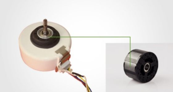 Magnéte de tuiles en ferrite céramique à arc personnalisé avec service de moulage ventilateur climatisé