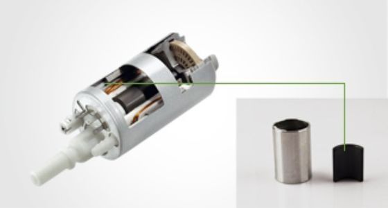 Magnéte de tuiles en ferrite céramique à arc personnalisé avec service de moulage ventilateur climatisé