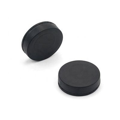 ISO9001 2000 Système N42 magnéte à disque en caoutchouc noir au néodyme pour applications magnétiques