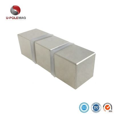 1 " magnéte à bloc de néodyme N52 à nickel fort industriel avec tolérance ± 0,1 mm