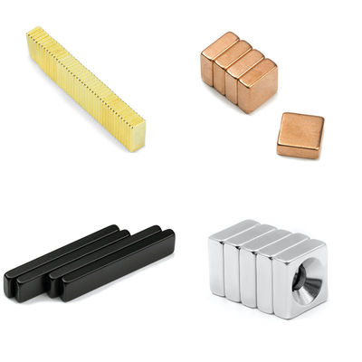 50x20x10mm N52 NdFeB Bloc aimant au néodyme super puissant pour les applications industrielles