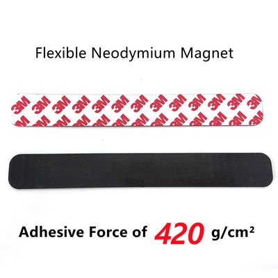 Certifié ISO9001 2008 1m 10x1.5mm ruban adhésif magnétique néodymium flexible et facile
