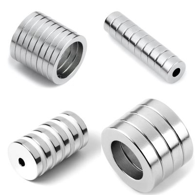 Magnés permanents Neodymium n54 arc bloc anneau disque rond pour les besoins personnalisés d'aimants