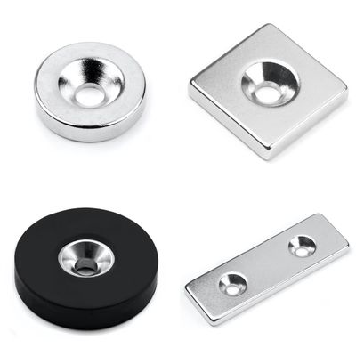 Magnés permanents Neodymium n54 arc bloc anneau disque rond pour les besoins personnalisés d'aimants