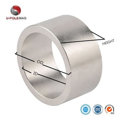 Magnéte à anneau de néodyme personnalisé de haute qualité à revêtement durable pour moteur à moyeu de roue