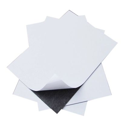 échantillon magnétique isotrope en caoutchouc flexible feuille de carton blanc rouleau à effacer à sec PVC Noir échantillon