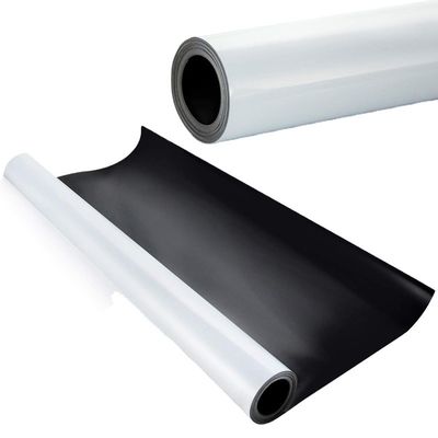 échantillon magnétique isotrope en caoutchouc flexible feuille de carton blanc rouleau à effacer à sec PVC Noir échantillon