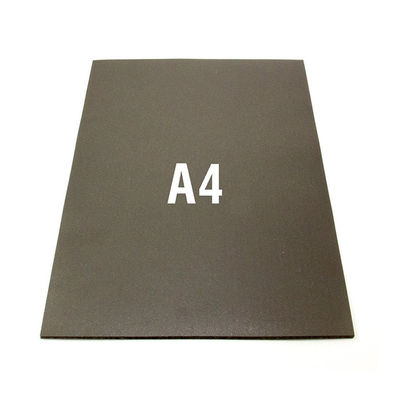 échantillon magnétique isotrope en caoutchouc flexible feuille de carton blanc rouleau à effacer à sec PVC Noir échantillon