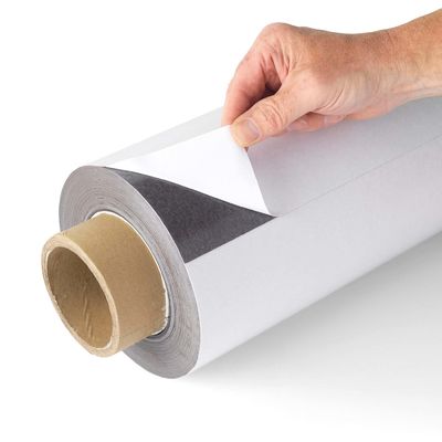 Ruloir magnétique de qualité caoutchouc blanc mat brillant PVC vinyle film magnétique flexible
