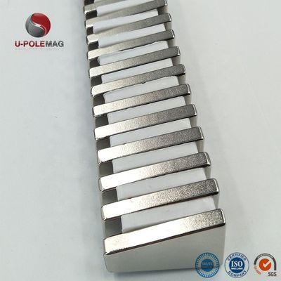 Magnéte trapézoïde en néodyme de taille N48 personnalisé pour générateur de vent vibrateur à température
