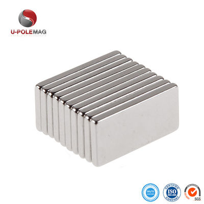 Magnéte au néodyme recouvert de nickel N52 haute Br Forme rectangulaire Super Puissance NdFeB Bloc aimants