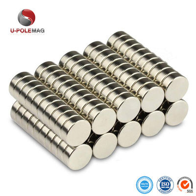 Mini rond magnéte à disque de néodyme D10 N35 N52 revêtement en or pour une efficacité de coupe