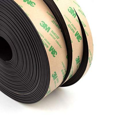 Tape magnétique en néodyme flexible 30x1,5 mm avec adhésif permanent et service de coupe