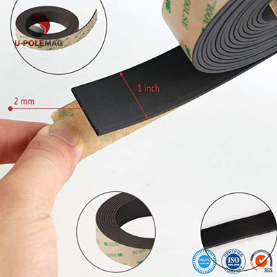 Tape magnétique en néodyme flexible 30x1,5 mm avec adhésif permanent et service de coupe
