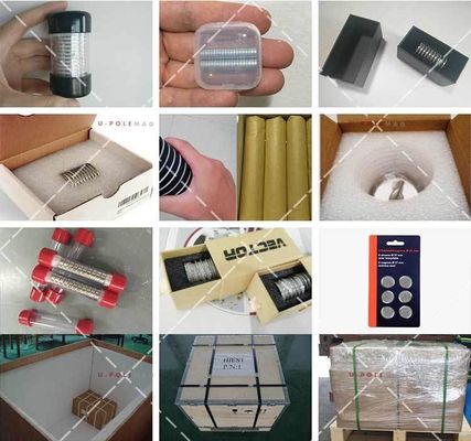 Rings magnétiques au nickel néodymium pour système de haut-parleurs audio ISO9001 2000 Tolérance ±0,05 mm