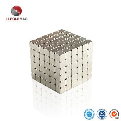 ISO14001 2004 Grade NdFeB Magnéte cube personnalisé N52 Magnéte néodymium permanent à terres rares