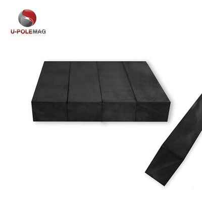 Magnés de ferrite rectangulaire noir personnalisables avec des blocs industriels solides et permanents
