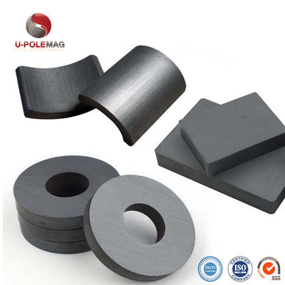 Magnés de ferrite rectangulaire noir personnalisables avec des blocs industriels solides et permanents