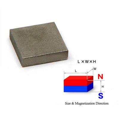 Magnet samarium-cobalt personnalisé à haute température jusqu'à 350 °C avec tolérance ±1 mm